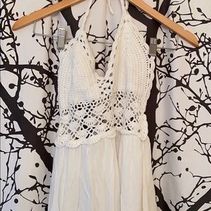 Beachy knit top dress